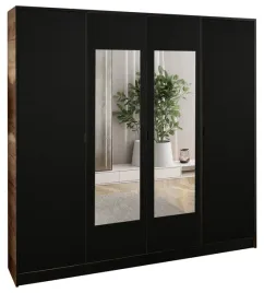 szafa-lumi-207-4d-dab-c-4x-front-czarny-2x-lustro-dior-uchwyt-cz