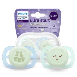 philips-avent-ultra-start-nighttime-swiecacy-smoczek-dla-noworodka-0-2m-2x