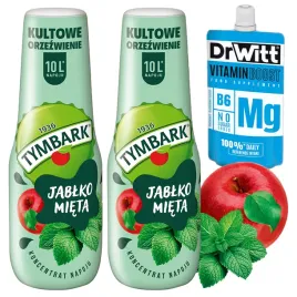 2x-syrop-tymbark-jablko-mieta-500-ml-koncentrat-do-saturatora-wody-do-10l