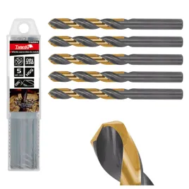 wiertlo-czarno-zlote-do-metalu-hss-13-00mm-5-szt-powloka-tin
