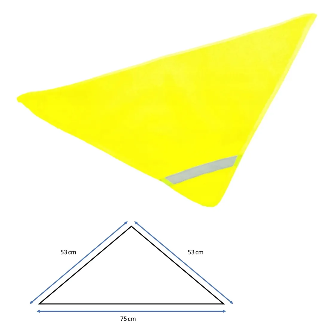 chusta-odblaskowa-zolta-53x75x53-cm-stan-nowy