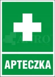 znak-apteczka-oznakowanie-tabliczka-bhp-100x140-mm