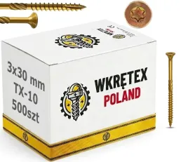 wkrety-ciesielskie-3x30-wkret-do-drewna-z-lbem-stozkowym-torx-500szt