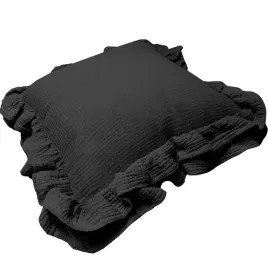 poszewka-40x40-na-jaska-100percent-delikatna-bawelna-muslin-z-falbanka-czarny