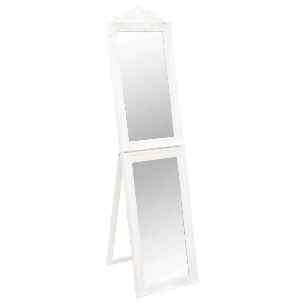 lustro-wolnostojace-biale-40x160-cm-stan-nowy