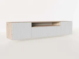 szafka-rtv-wiszaca-noe-szerokosc-200-cm-dab-artisan-bialy-ryflowany-front