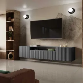 szafka-rtv-wiszaca-noe-szerokosc-200-cm-grafitowa-ryflowany-front-trzydrzwi