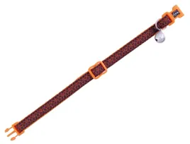 obroza-dla-kota-regulowana-design-orange-nobby-pomaranczowa-ze-wzorem