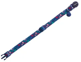 obroza-dla-kota-regulowana-flower-dark-blue-nobby-granatowa-ze-wzorem