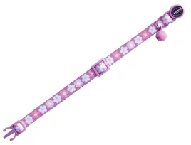 obroza-dla-kota-regulowana-flower-lilac-nobby-fioletowa-ze-wzorem