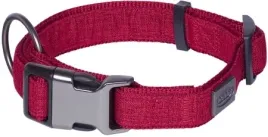 obroza-dla-psa-nobby-linen-deluxe-xs-s-16mm-23-30cm-czerwona