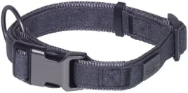 obroza-dla-psa-nobby-linen-deluxe-l-xl-32mm-45-65cm-czarna