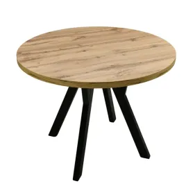 okragly-rozkladany-stol-fi-80-do-160-cm-blat-dab-wotan-nogi-czarne