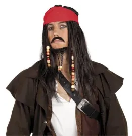 peruka-meska-brazowa-piracka-jack-86343-z-wasami-i-chusta-pirata