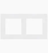 s55-tr2-111-ramka-2-krotna-line-bialy-mat