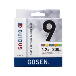 gosen-guidus-9x-japonska-plecionka-wedkarska-1-2-300-m-multicolor