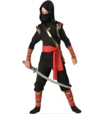 stroj-ninja-wojownik-st723-122-128-stan-nowy