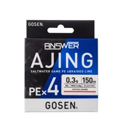 gosen-answer-ajing-pe-x4-japonska-plecionka-150m-pe-0-3-3-6-kg