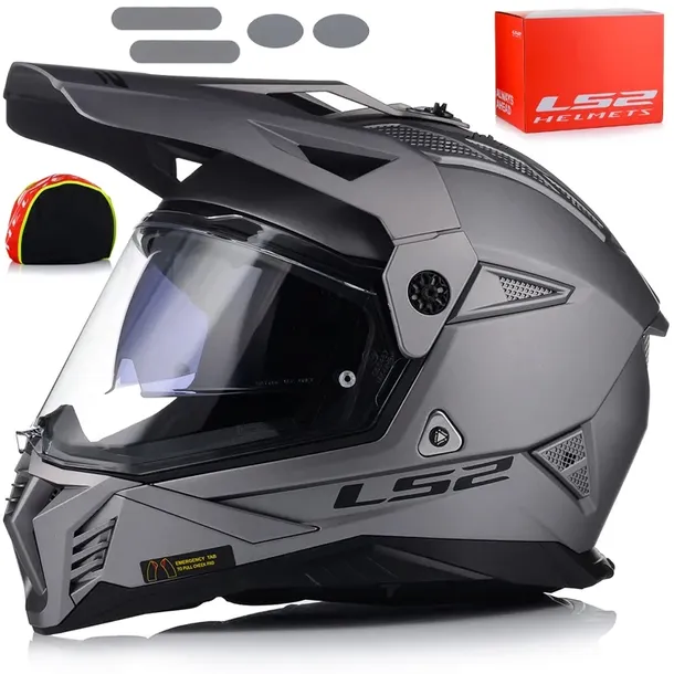KASK MOTOCYKLOWY LS2 MX702 PIONEER ENDURO CROSS QUAD ATV + SZYBA + BLENDA