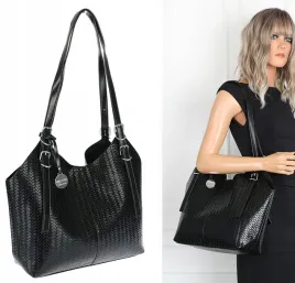 torebka-damska-worek-pleciona-shopper-modna-torba-na-ramie-nsy2963-czarna