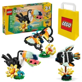 lego-creator-3w1-31173-dzikie-zwierzeta-tropikalny-tukan-ryba-motyl