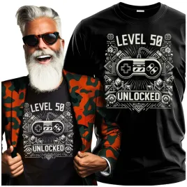 tshirt-meski-level-50-unlocked-koszulka-dla-gracza-na-urodziny-l