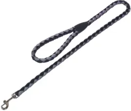 smycz-dla-psa-nobby-corda-l-xl-18mm-100m-czarno-szara