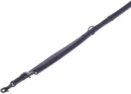 smycz-dla-psa-nobby-linen-deluxe-xs-s-16mm-200cm-czarna