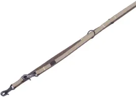 smycz-dla-psa-nobby-linen-deluxe-m-l-25mm-200cm-brazowa
