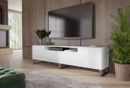 szafka-rtv-stojaca-malo-szerokosc-200-cm-biala-ryflowany-front-trzydrzwiowa