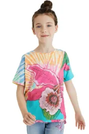 koszulka-dziewczeca-desigual-estocolmo-tie-dye-kwiat-orchidea