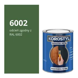 farba-bezposrednio-na-rdze-korostyl-0-7l-polmat-zielony-ral-6002