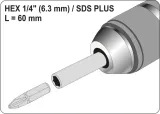 adapter-sds-plus-do-bitow-1-4-yt-04690-yato-marka-yato