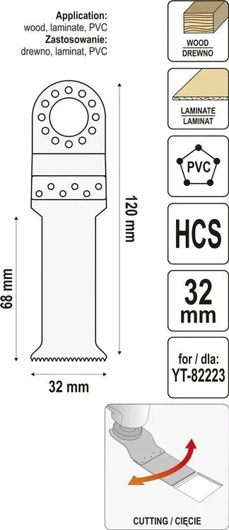 brzeszczot-hcs-dlugi-120mm-stan-nowy