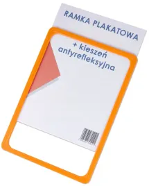 ramka-plakatowa-kieszen-antyrefleksyjna-zabezpieczajaca-a4-pomaranczowa