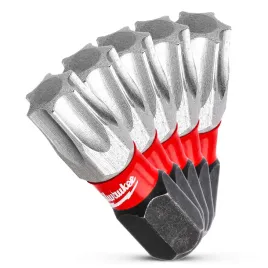 Zdjęcie produktu Bity Milwaukee TX40 25 mm SHOCKWAVE Impact Duty 5 szt adapter 1/4 udarowe