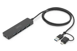hub-digitus-usb-3-0-4x-usb-a-5-gbps-12-m-macbook-z-adapterem-usb-a-usb-c