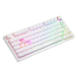 klawiatura-gamingowa-bezprzewodowa-savio-phenix-white-gat-yellow-bluetooth