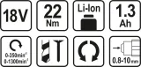 wkretarka-akumulatorowa-18v-2-akumulatory-maksymalna-predkosc-obrotowa-i-bieg-230-rpm