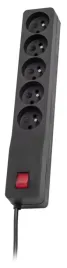 listwa-przedluzacz-lestar-zx-510-5-gniazd-typ-e-1-m-przeciwprzepieciowa