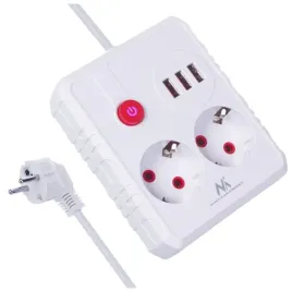 listwa-zasilajaca-przedluzacz-maclean-mce388-w-2x-schuko-3x-usb-a-2500-w