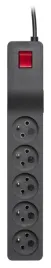 listwa-przedluzacz-lestar-zx-510-5-gniazd-typu-e-3-m-przeciwprzepieciowa