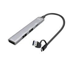 hub-rozdzielacz-i-tec-usb-c-usb-a-4-porty-usb-3-0-5-gbps-metalowy-szary