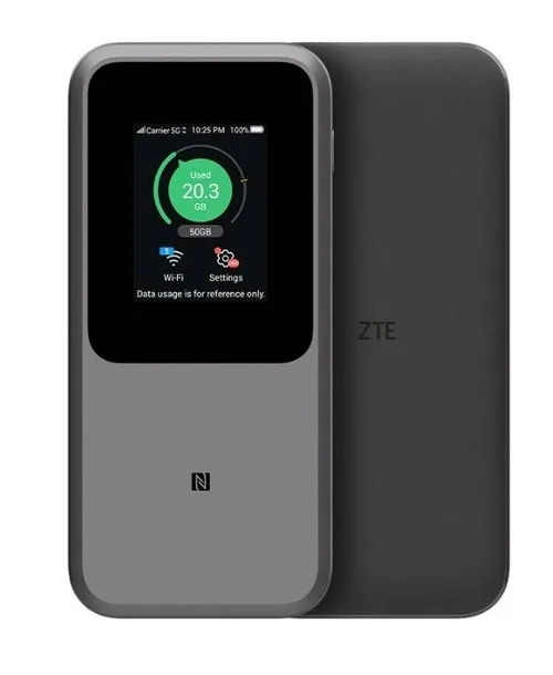 Router Mobilny ZTE MU5120 5G Wi-Fi 6 NFC 10000 mAh Powerbank Na Kartę SIM