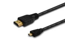 kabel-przewod-savio-cl-39-hdmi-micro-hdmi-1-4-4k-3d-ethernet-1-m-czarny