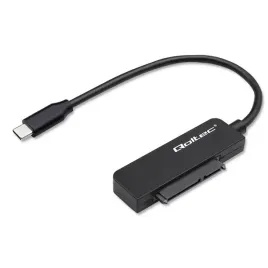 adapter-przejsciowka-qoltec-sata-usb-c-dysk-ssd-hdd-25-5-gbps-2-tb-czarny