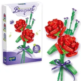 klocki-konstrukcyjne-kwiaty-czerwone-roze-bukiet-200-elementow-bigtoys