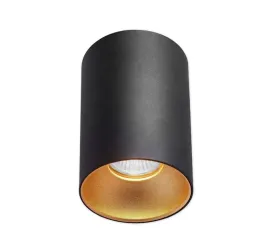 gold-lampa-sufitowa-tuba-1xgu10-czarna-zlota
