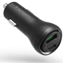 spigen-steadiboost-f31qc-2-port-car-charger-pd27w-qc3-0-black