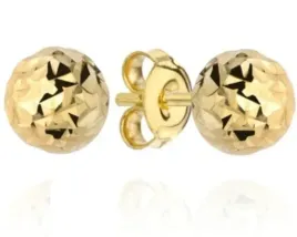zlote-kolczyki-diamentowane-kulki-na-sztyfcie-na-prezent-333-5-mm-grawer
